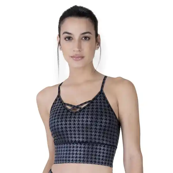 Top Deportivo Houndstooth Tone/Tone Talla S Everlast