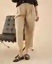 Pantalón Twill Beige Medio Talla 8 432G001 Esprit