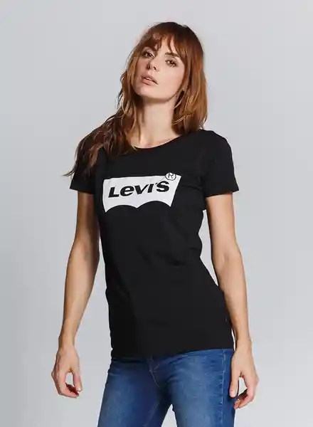 Levi's Camiseta Para Mujer Negro Talla M