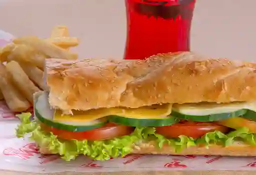 Sándwich Vegetariano en Combo