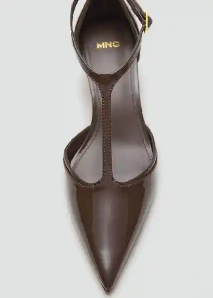 Zapatos Wider Khaki Talla 38 Mujer Mango