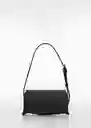Bolso M Lucer Negro Talla 99 Mujer Mango