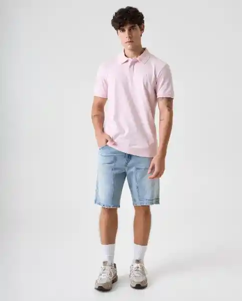 Camiseta Polo Hombre Rosado T. S 802G004_ROS132004 Americanino