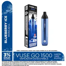 Vapeador Vuse GO Max Blueberry Ice