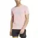 Adidas Camiseta Tr-Es Fr Logo T Para Hombre Rosado Talla M