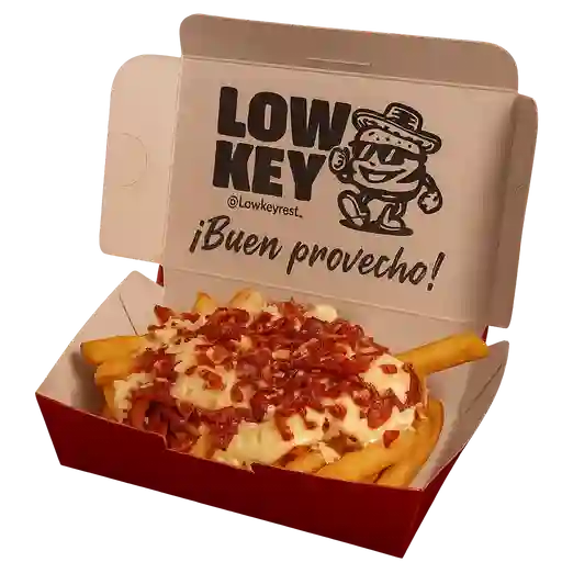 Carbonara bacon fríes