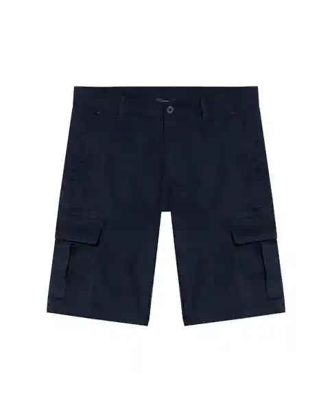 Short Cargo Azul Medianoche Ultraoscuro Talla 32 Chevignon