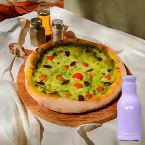 Combo Pizza Pesto + Te Hatsu Lila 400 ml