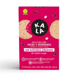 Kala Galletas con Avena y Arándanos sin Azúcar