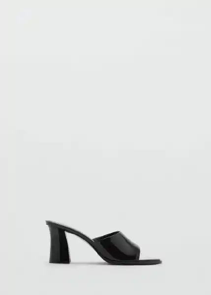Sandalias Polo Negro Talla 39 Mujer Mango