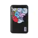 Batería de Respaldo Delgada 10000mah Big Ones Blanca Bt21 Miniso