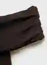 Vestido Cocoa Marrón Talla S Mujer Mango