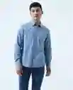 Camisa Hombre Azul Talla XS 510D002 Americanino