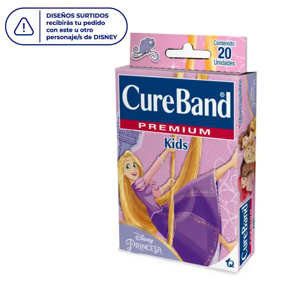 Curas Kids Princesas CureBand X20 Unidades