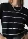 Camiseta Mujer Negro Puro L 403G003 Naf Naf