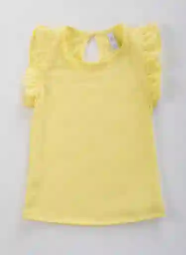 Blusa Manga Corta 12/18 Meses Amarillo Ref: 69008 People