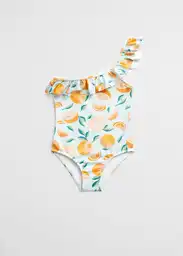 Mango Vestido Bañador Orangeg Agua Talla 09