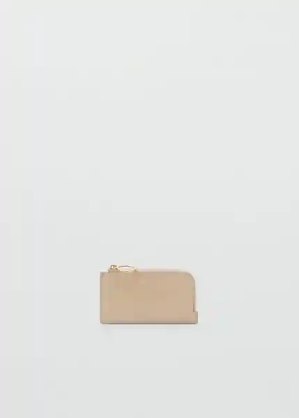 Tarjetero G Retro Beige Talla 99 Mujer Mango