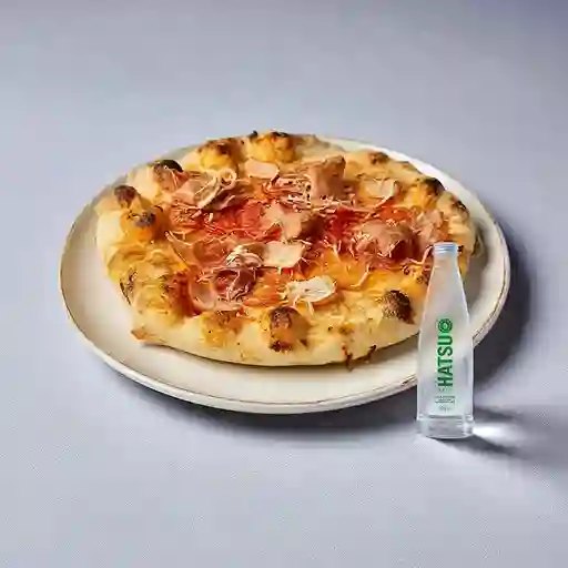 Pizza Personal Carnes Italianas +Agua Hatsu C/Gas 300ml