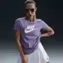 Nike Camiseta Manga Corta Mujer Morado Talla XS