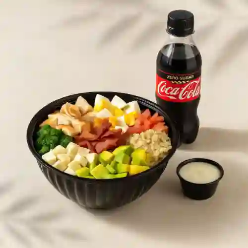 Ensalada Keto + Coca Cola Zero 250