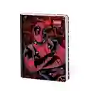 Cuaderno Deadpool Master Mas Rayado 100 Hojas Cosido Scribe