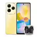 Infinix Celular Hot 40 Pro 256Gb Dorado 6.78 + Audífonos TWS