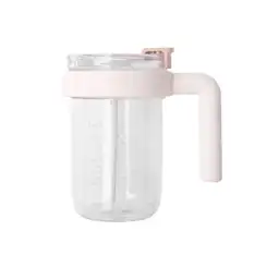 Vaso Plástico Con Asa Blanca 1000 mL Miniso