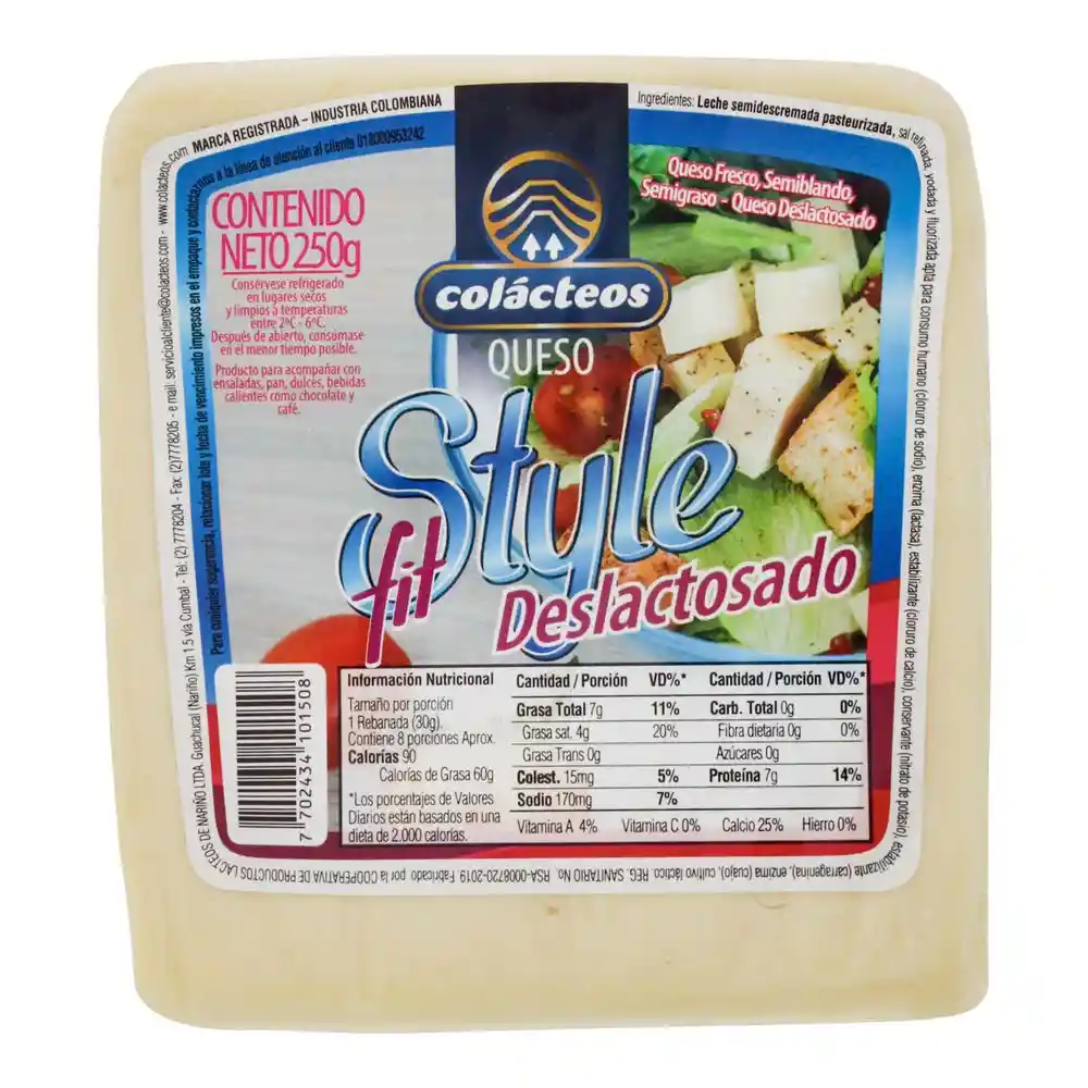 Colácteos Queso Descremado Casero Fitstyle