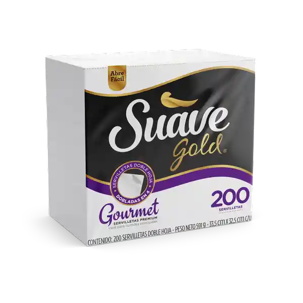 Suave Servilleta Gold Gourmet