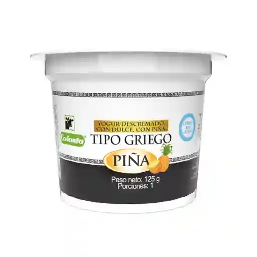 Yogur Griego Piña Colanta x 125 g