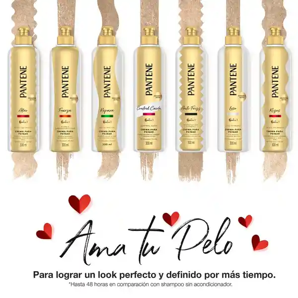 Crema para Peinar Pantene Pro-V Rizos Definidos 600 ml 2 Pack