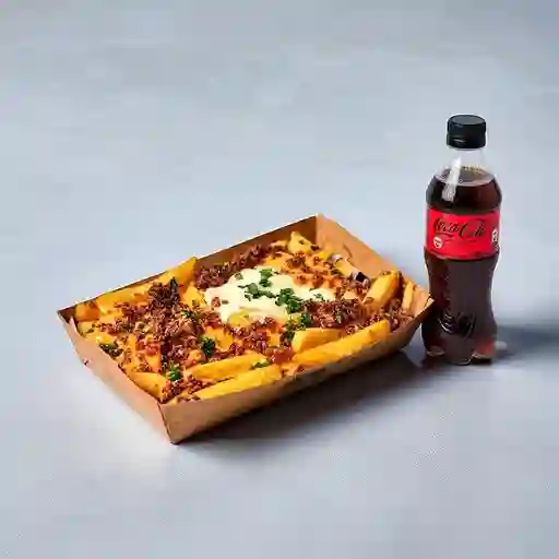 Combo Bacon Cheese Fries + Coca Cola Sin Azúcar 400 ml