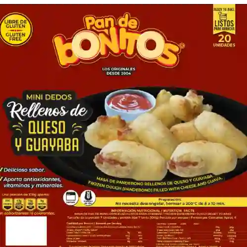 Mini Dedos Rellenos Queso Guayabax20