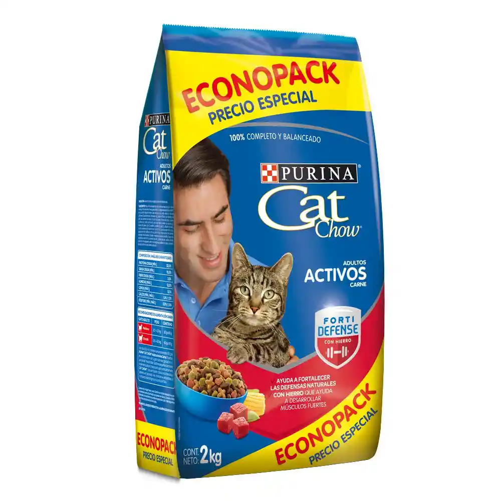 Cat Chow Alimento para Gatos Adultos Activos