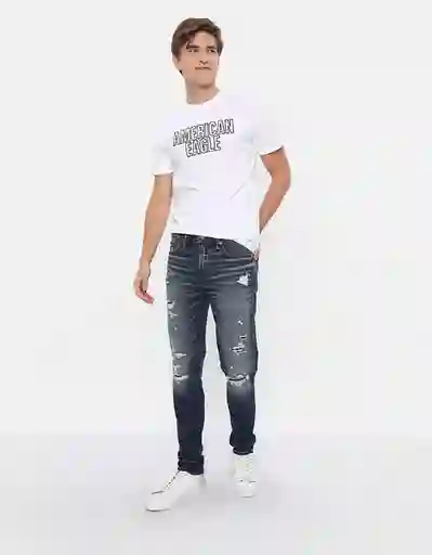 Jean Hombre Negro Talla 31 x 32 6636038 American Eagle