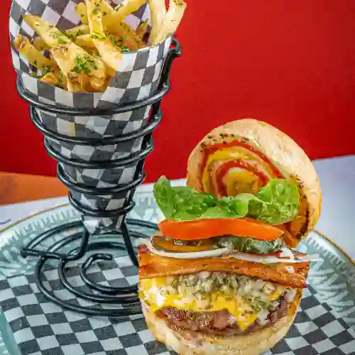 Rock Burger: Burger Cheddar