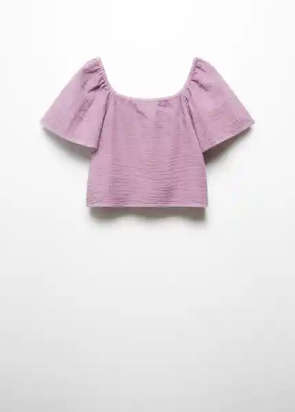 Blusa Fernanda Lila Talla 11 Niñas Mango