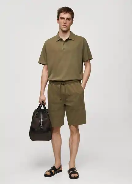 Short Sugars Khaki Talla M Hombre Mango