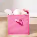 Organizador de Tela Cuadrada Serie Rainbow Rosa Miniso