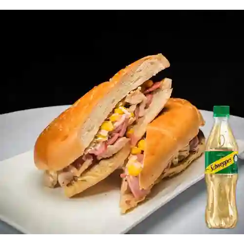 Combo Sandwich de Pollo + Ginger Schweppes