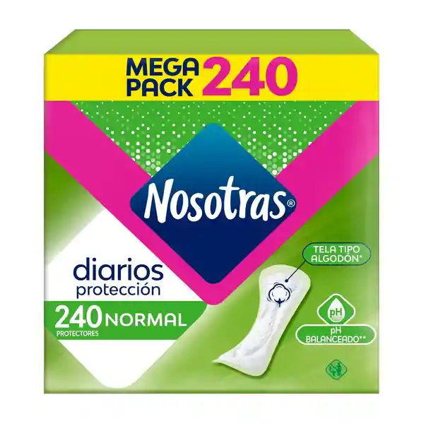 Nosotras Protectores Íntimos Diarios Normal