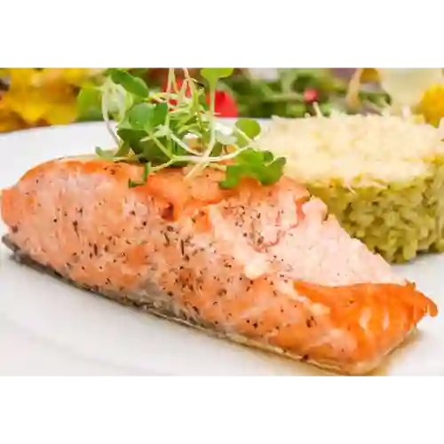 Salmón crocante