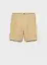 Bermuda Banarea Beige Talla 44 Hombre Mango