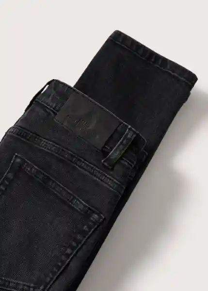 Jeans Slim Tejano Negro Talla 14 Niños Mango