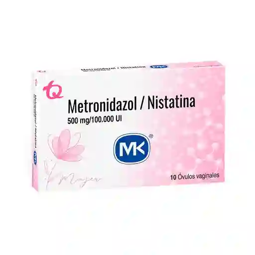 Mk Metronidazol / Nistatina Óvulos Vaginales (500 mg=