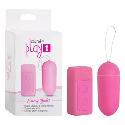 Secret Play Huevo Vibrador Crazy Bullet Remote Control