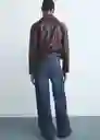 Jean Elise Tejano Oscuro Talla 40 Mujer Mango