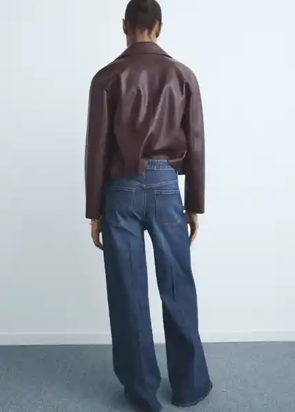 Jean Elise Tejano Oscuro Talla 40 Mujer Mango