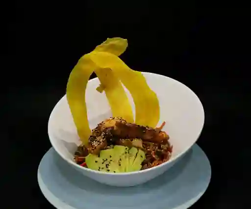 Arroz Al Wok Salmón